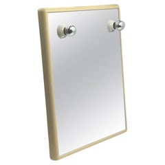 Vintage Gedy Wall Mirror with Integrated Lights - 1980s Italian Design