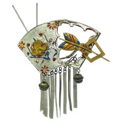 Ornamento per capelli da geisha vintage