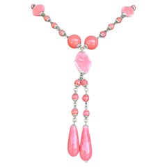 Antique Gemstone Beaded Necklace