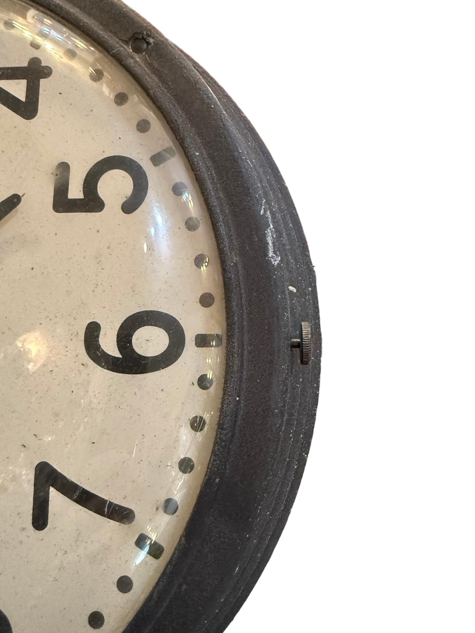 Vintage General Electric School Wall Clock For Sale at 1stDibs