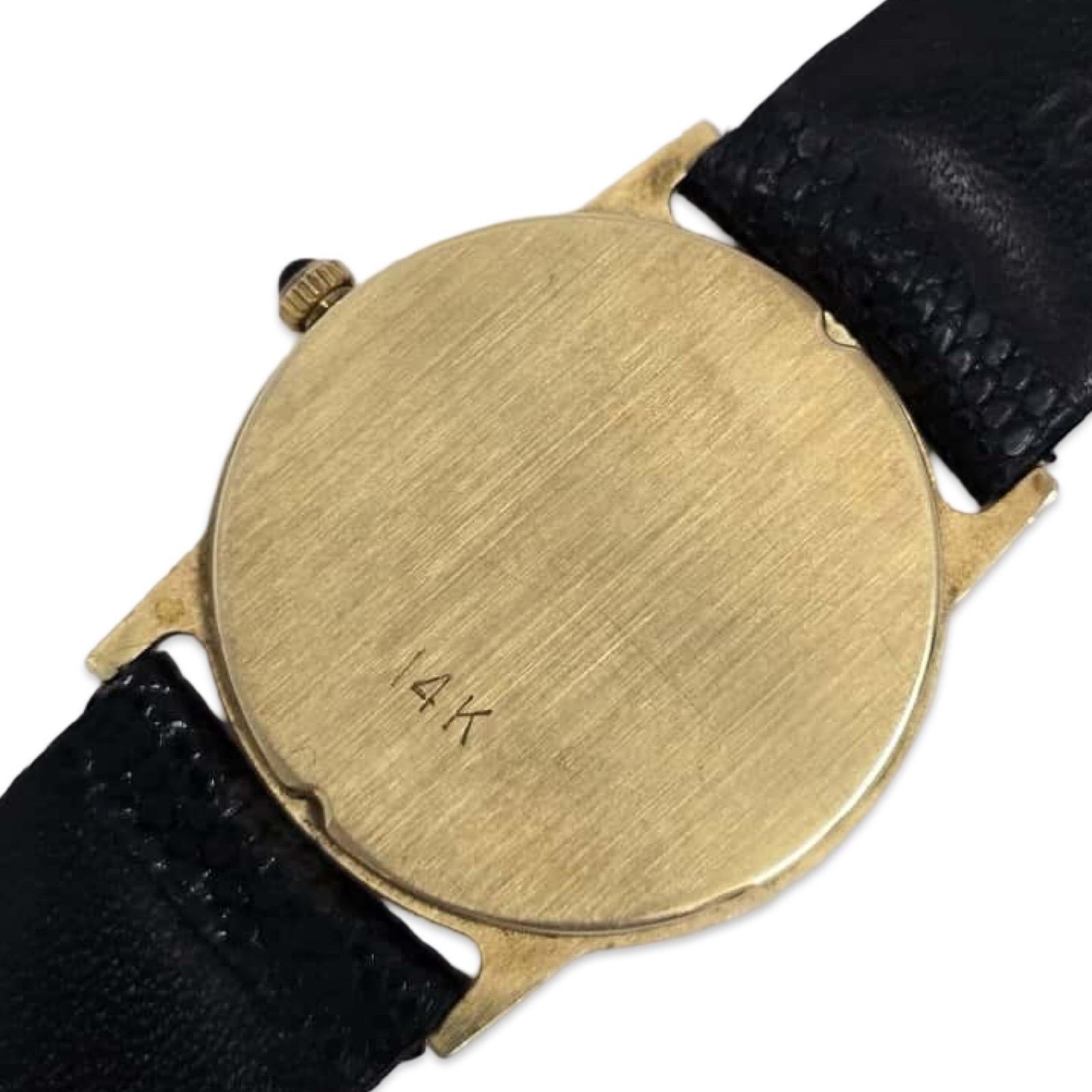 Orologio d'epoca Genève in oro 14K al quarzo 33mm in vendita 2