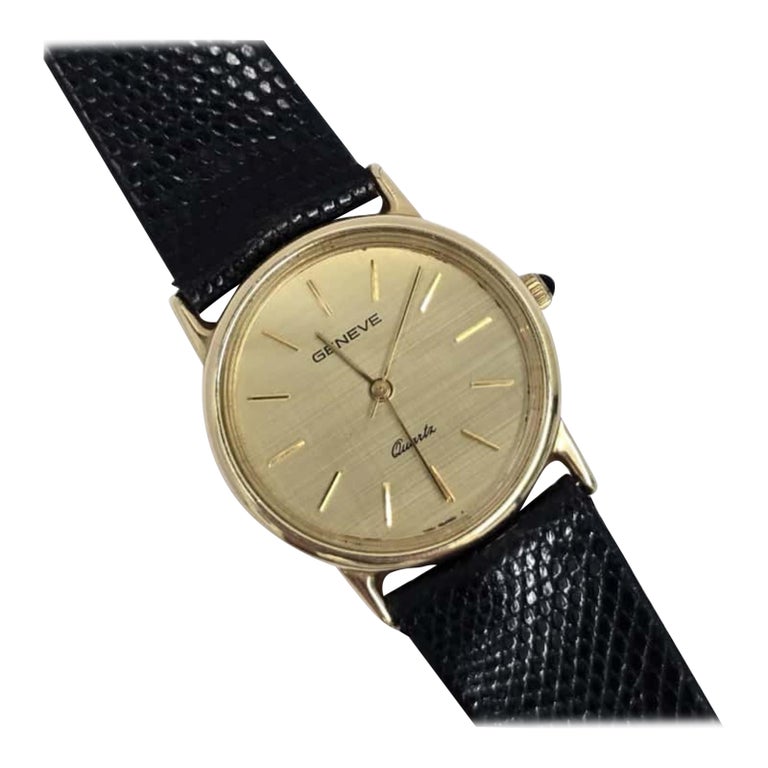 Geneva Gold Watches 12 For Sale on 1stDibs geneva gold watch