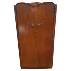 Vintage Gentlemen Armoire Wardrobe