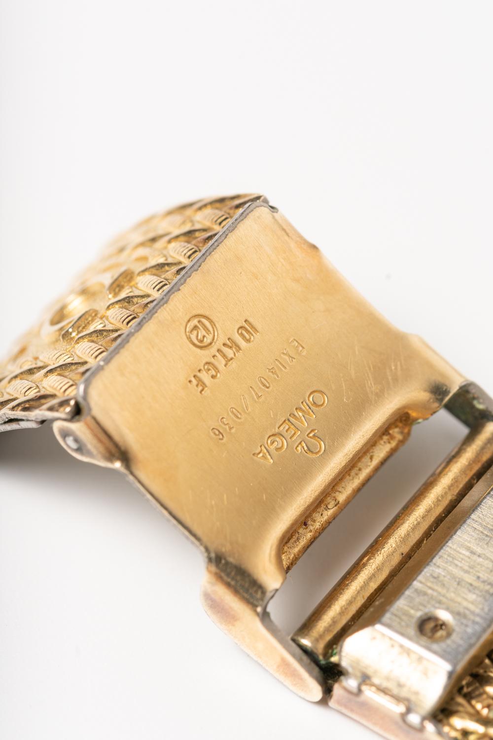Vintage Gents Omega De Ville Gold Tone Wristwatch 3