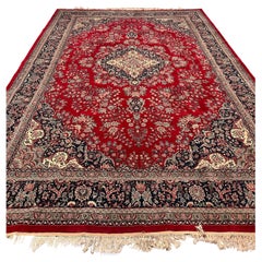 Vintage Genuine Hand Woven Oriental Persian Rug - 10x14