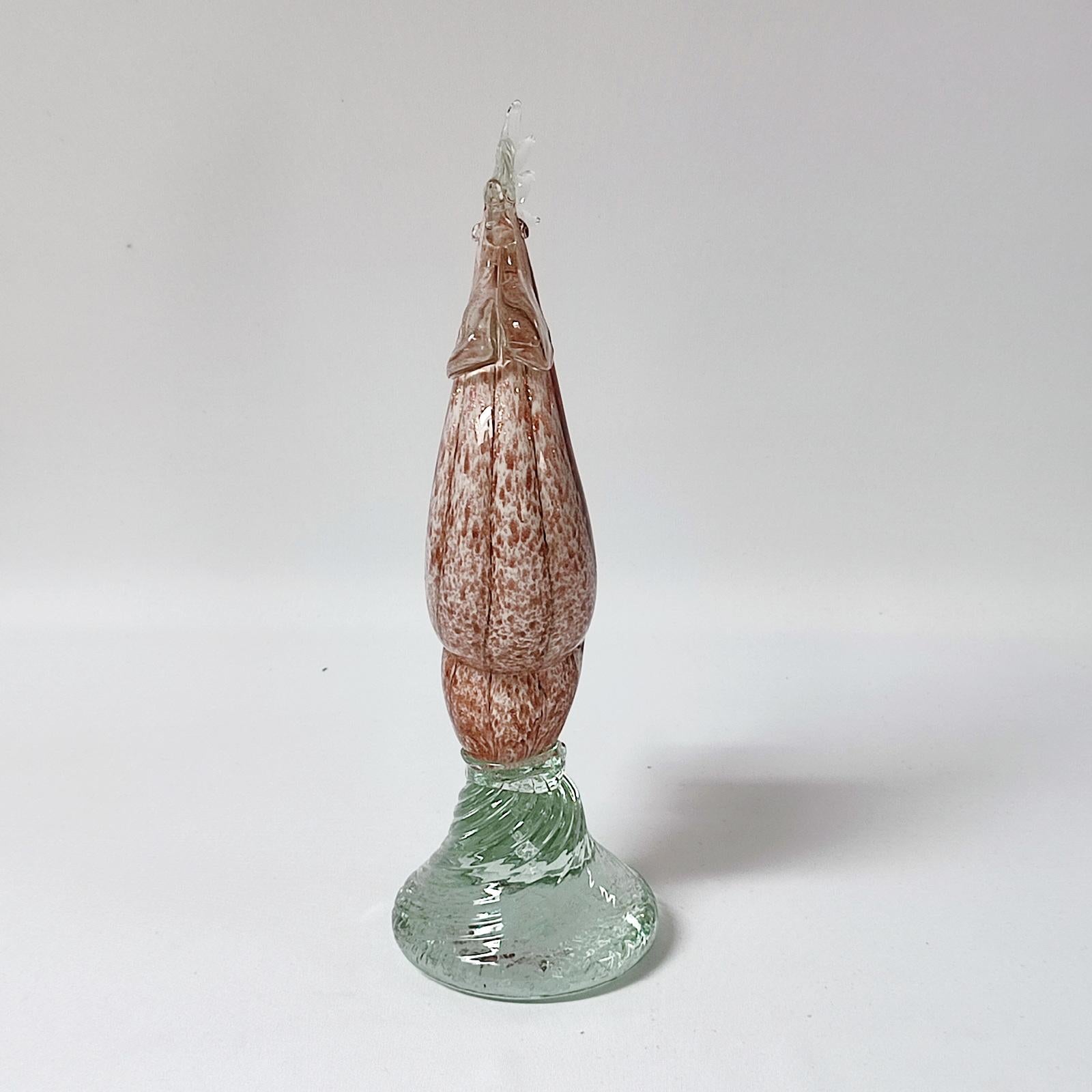 Vintage Genuine Murano Glass Rooster For Sale 2