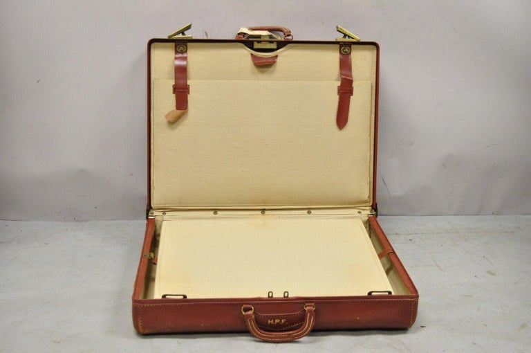 Brown Leather Suitcase – Golden Oldies Antiques