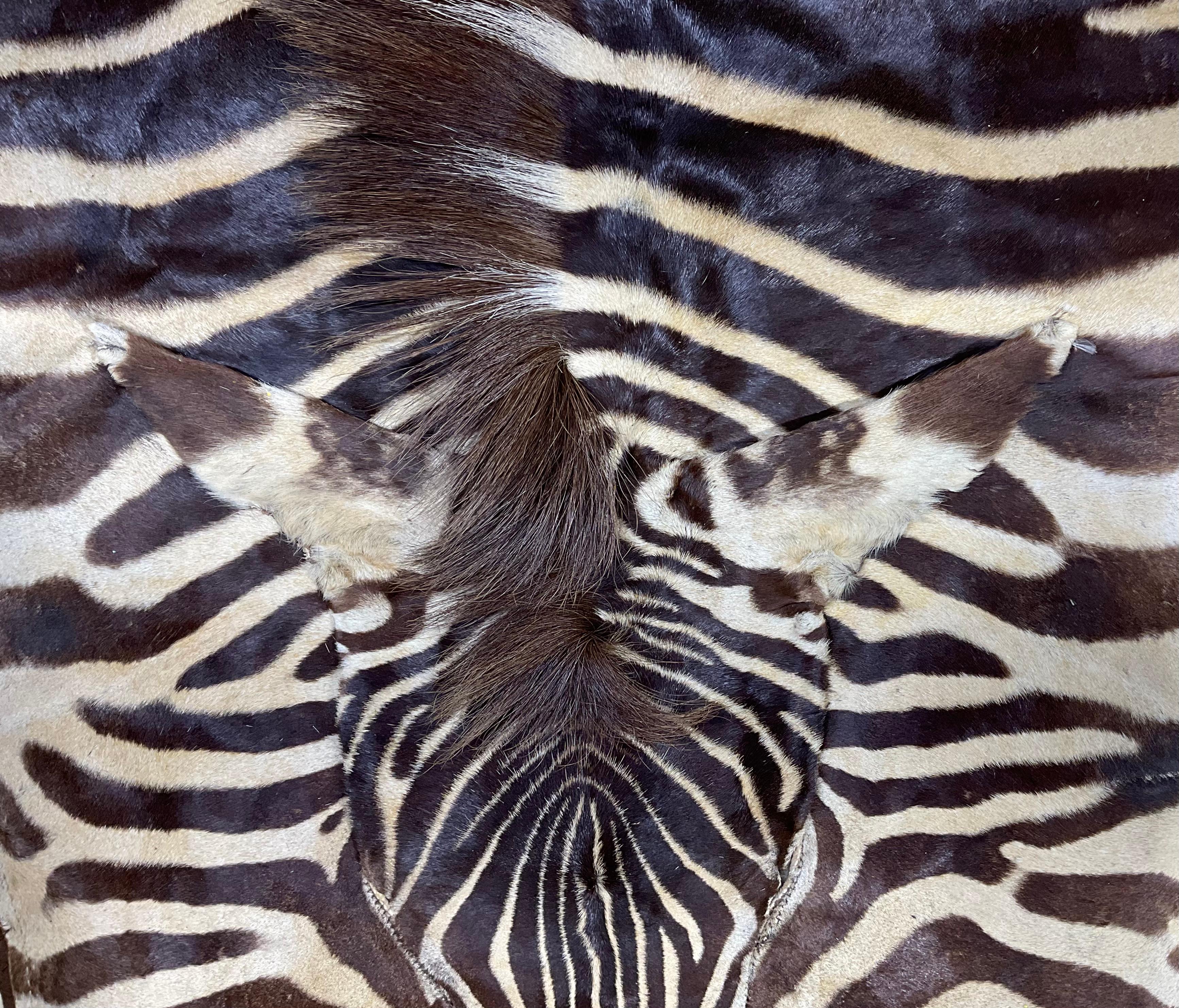 Wandbehang aus echtem Zebrafell im Angebot 2