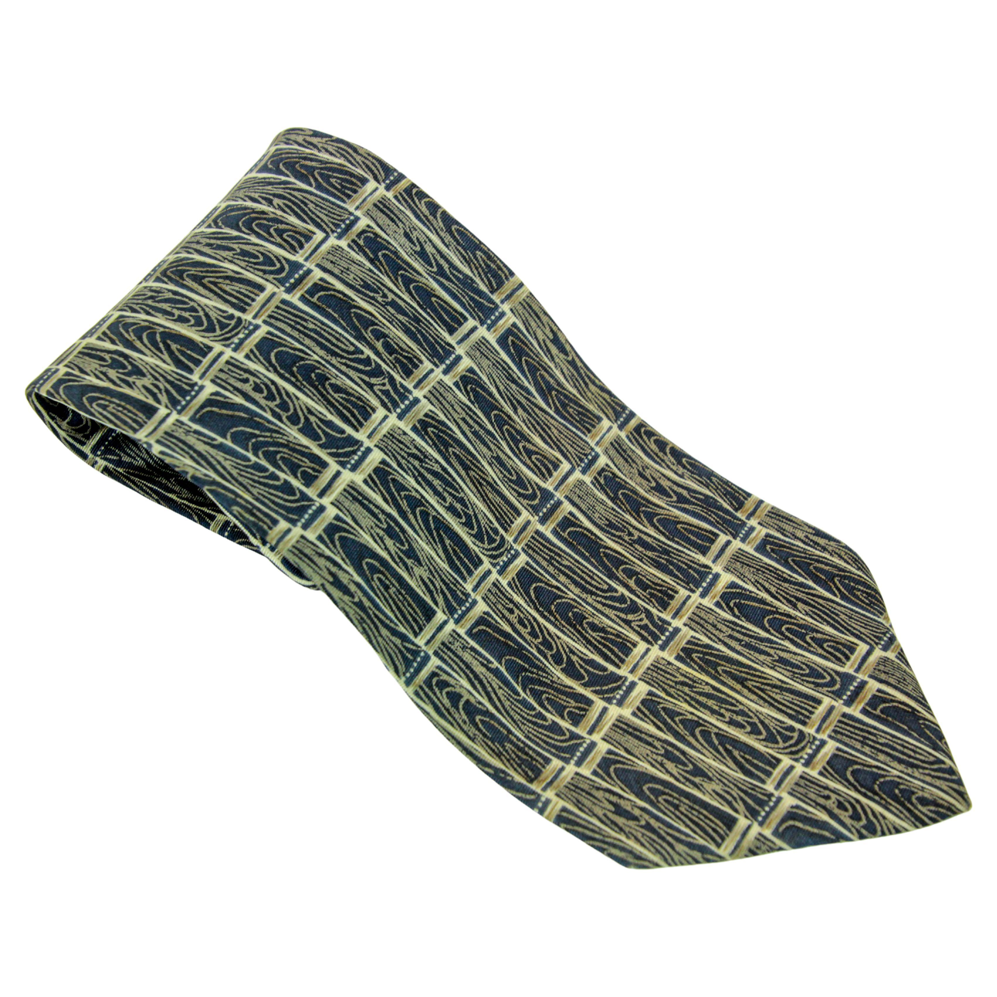Vintage Geoffrey Beene Men’s Silk Neck Tie Made in Italy For Sale