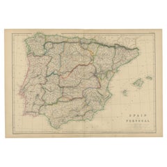 Splendor géographique : 1859 Espagne et Portugal