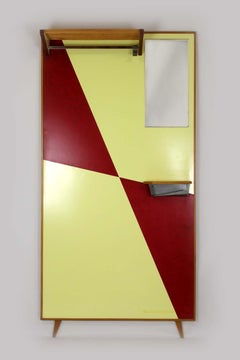 Appendiabiti geometrico vintage di Drevokov Blatna, 1970