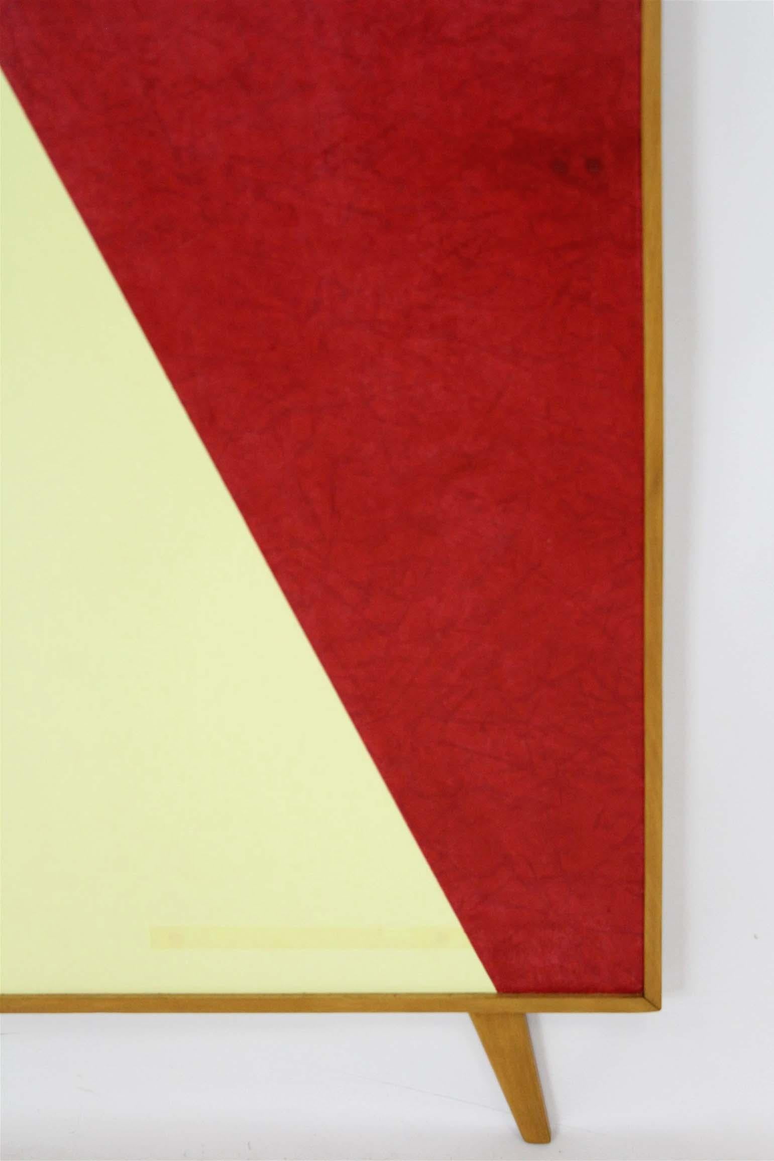 Vintage Geometric Coat Rack from Drevokov Blatna, 1970 In Good Condition For Sale In Żory, PL