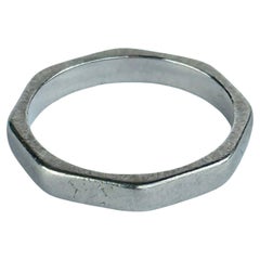 Vintage Geometrische Stil Platin Band