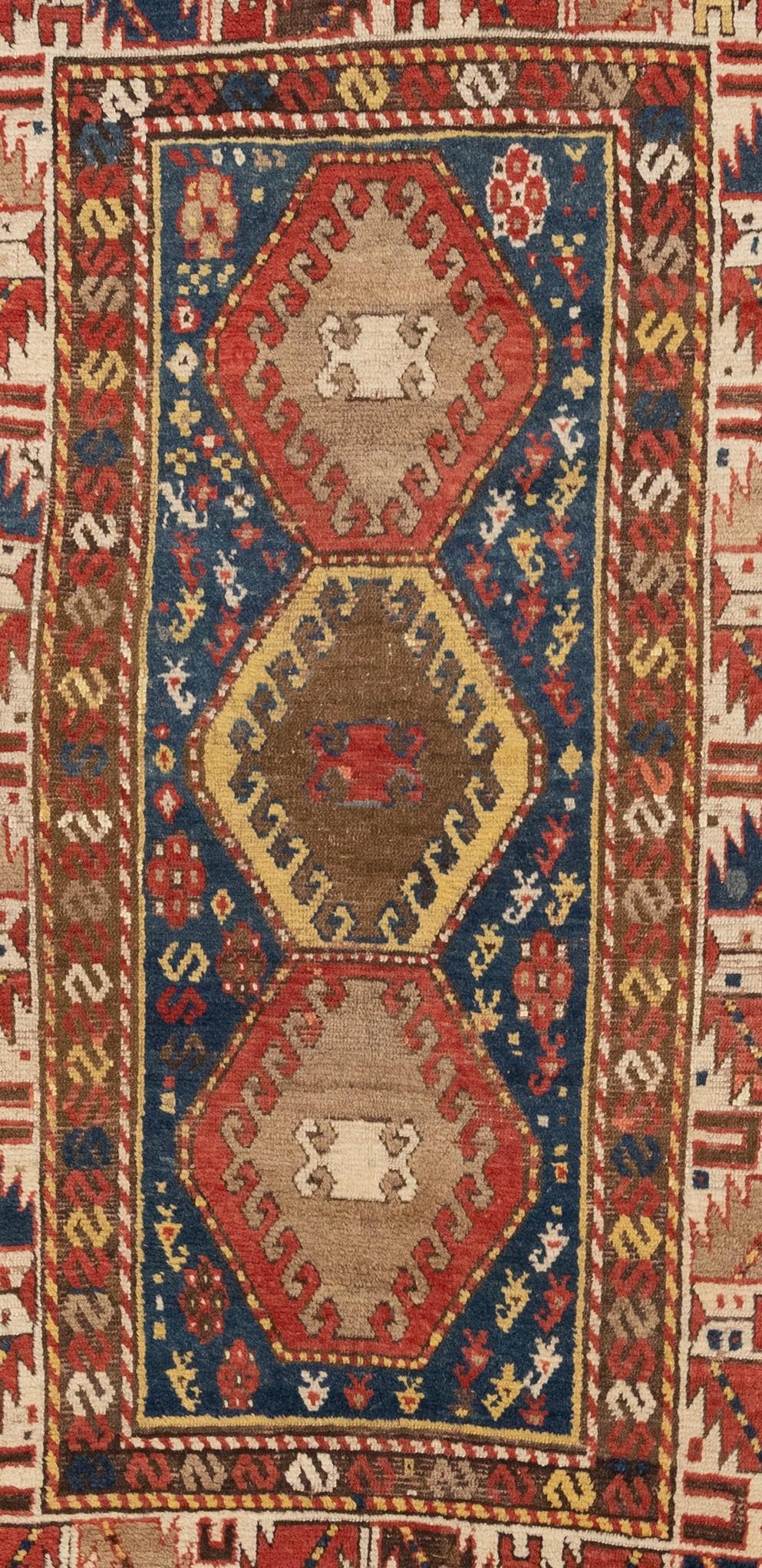 Tapis tribal géométrique vintage Excellent état - En vente à Los Angeles, CA