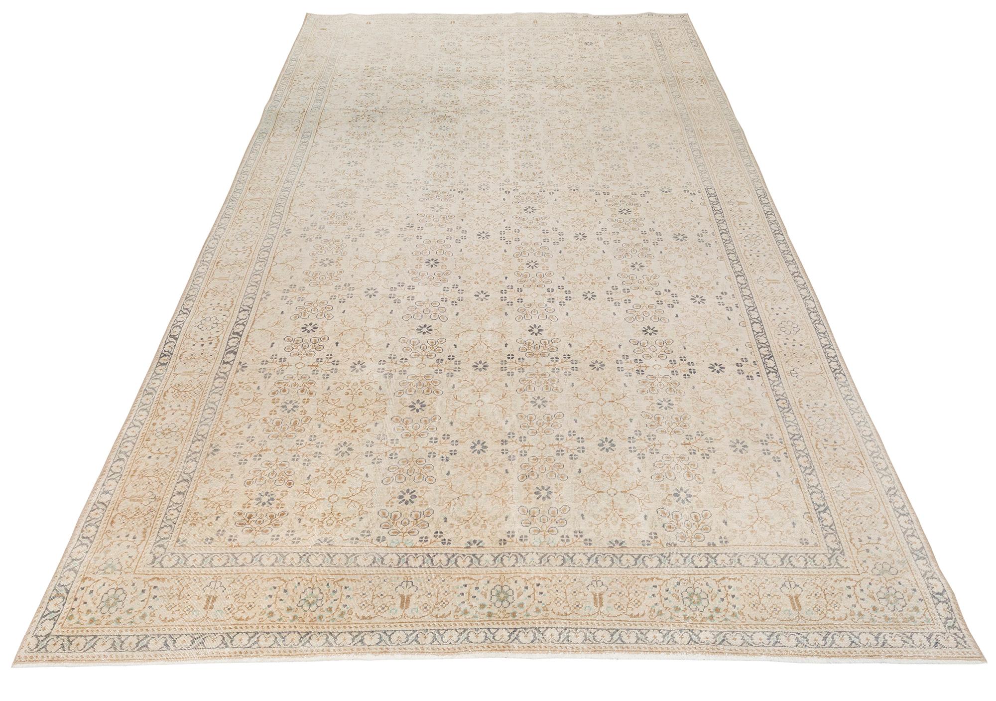 This Turkish Sivas rug originated from the city of Sivas in central Anatolia. The city has a rich history of carpet making that dates back centuries.  These rugs are characterized by their soft palettes and Persian-style idioms of medallions and
