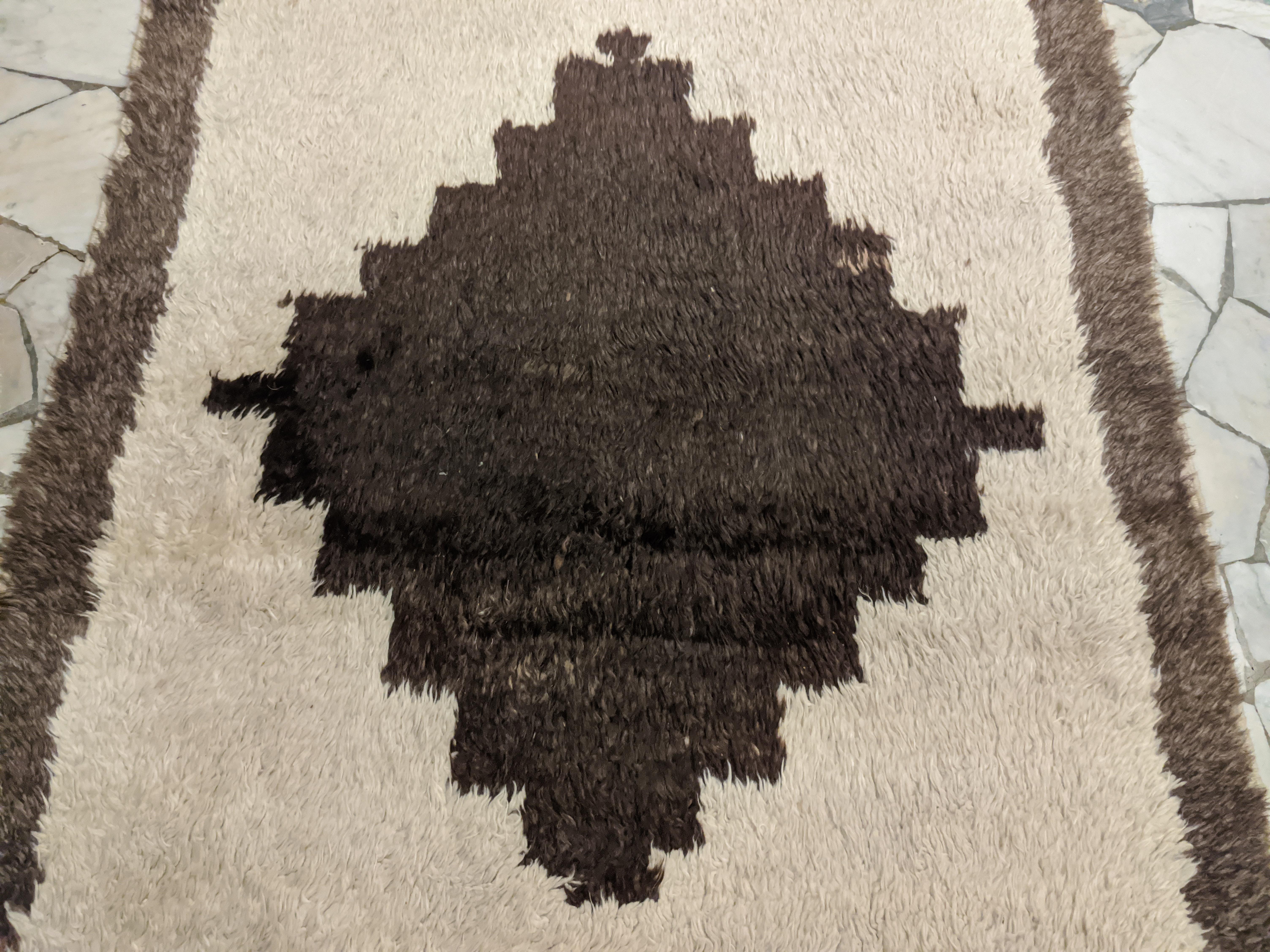 Vintage Geometric Tulu Rug For Sale 1