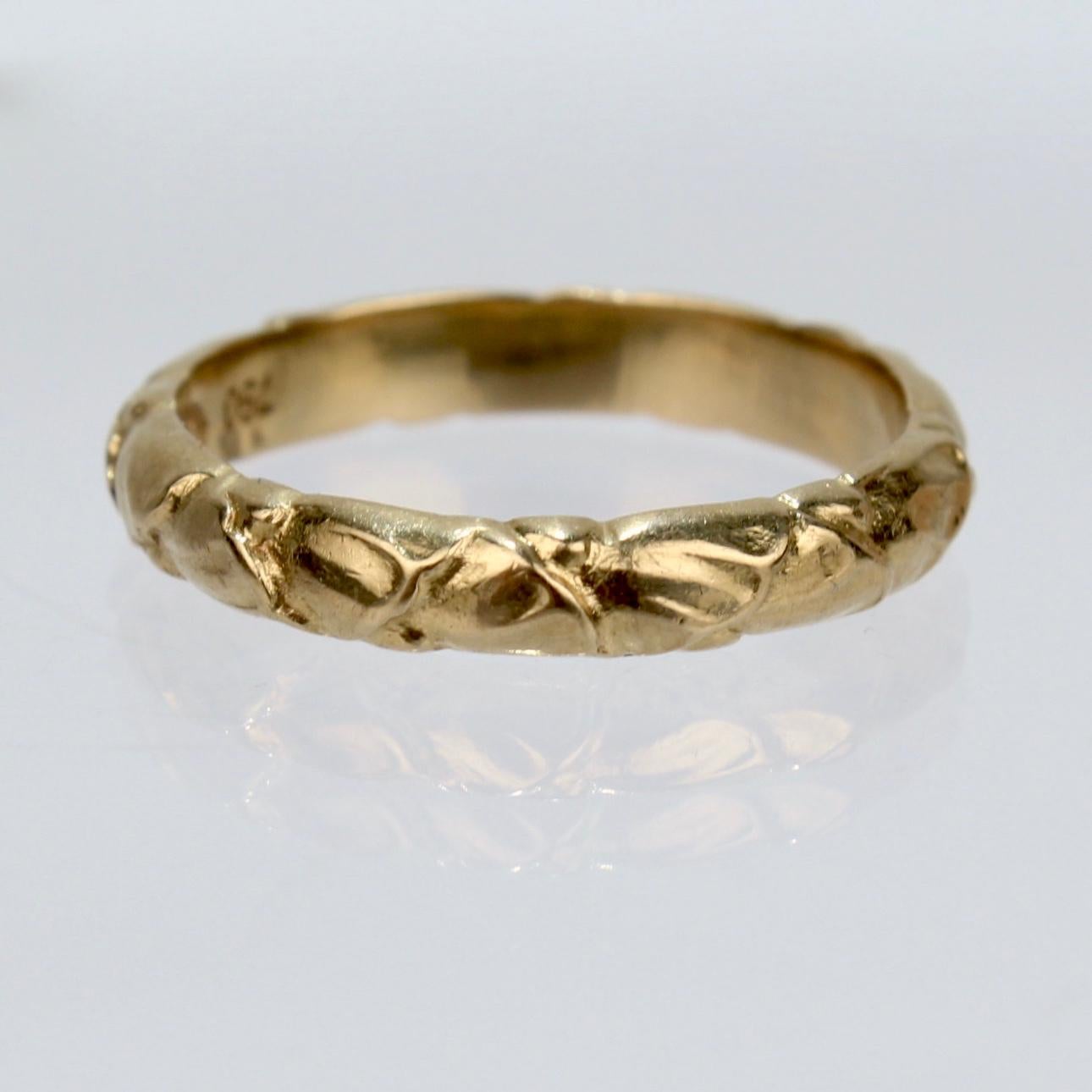 18k gold ring vintage