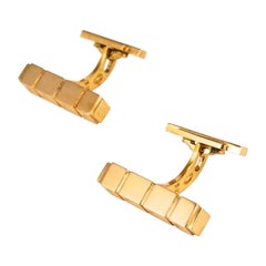 Retro Georg Jensen 18 Karat Yellow Gold Cufflinks, Design 1064C Henry Pilstrup