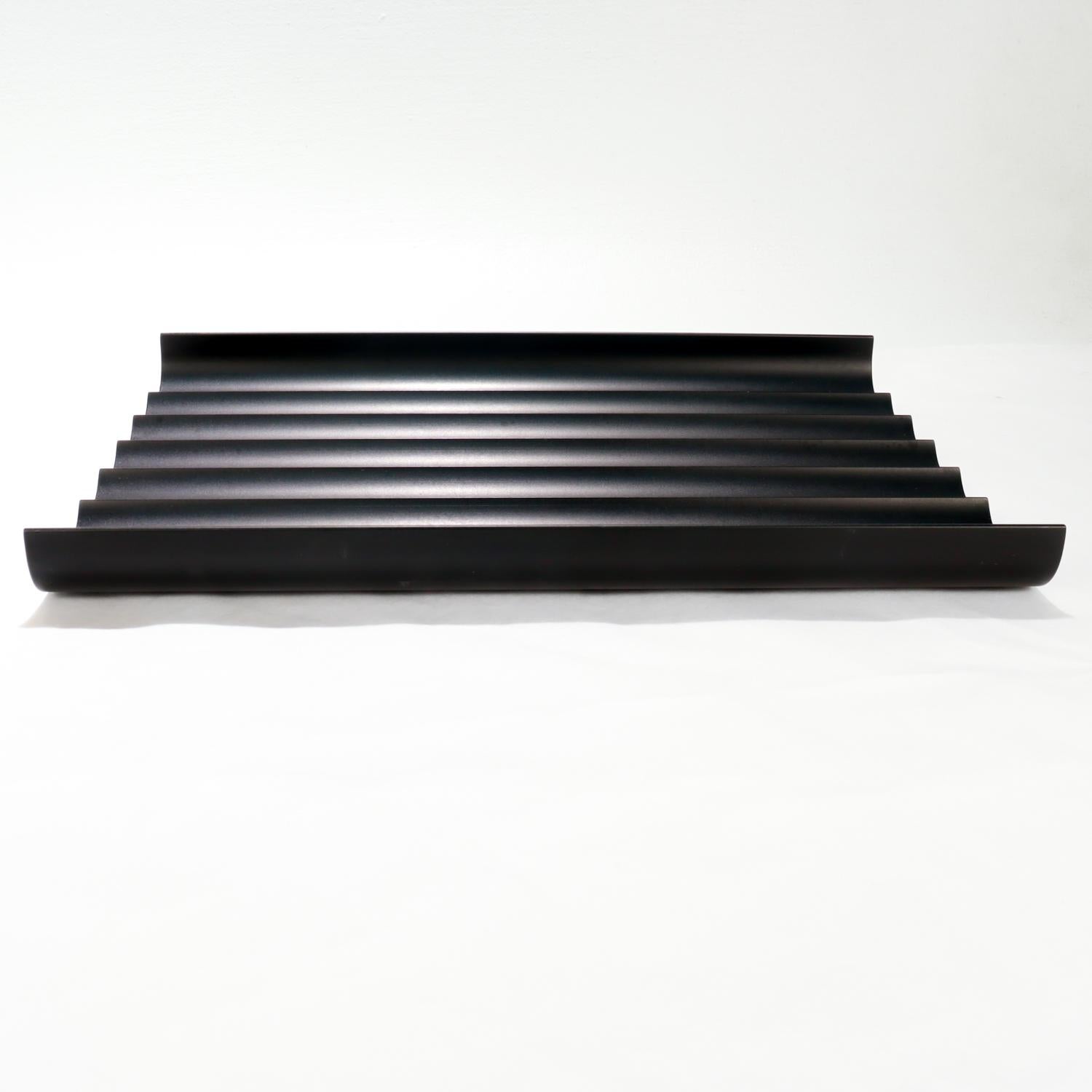 Vintage Georg Jensen Black Pen Tray or Desk Organizer en vente 4