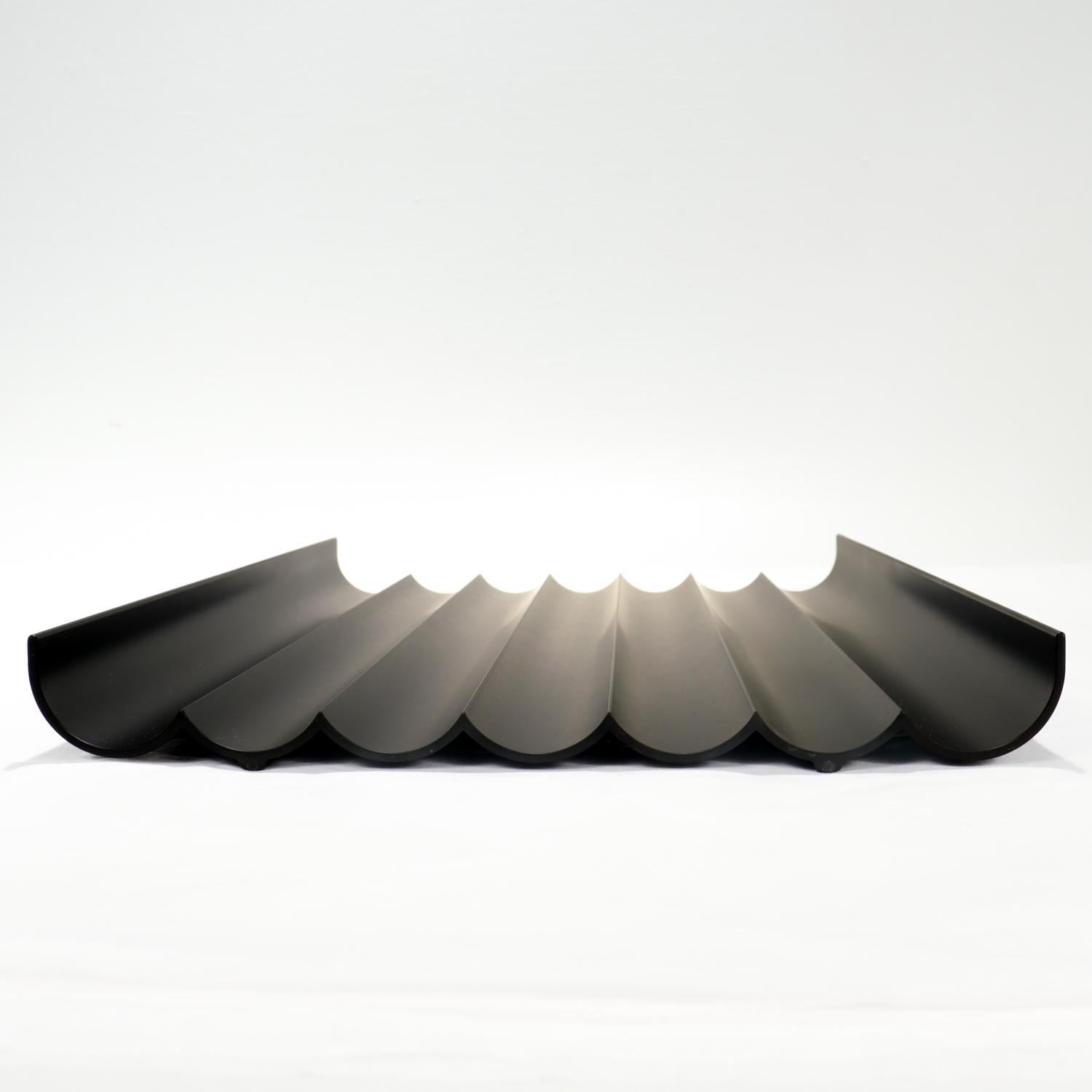 20ième siècle Vintage Georg Jensen Black Pen Tray or Desk Organizer en vente