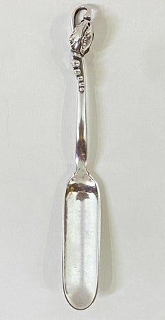 Georg Jensen Blossom in argento sterling, paletta per il formaggio, 1930