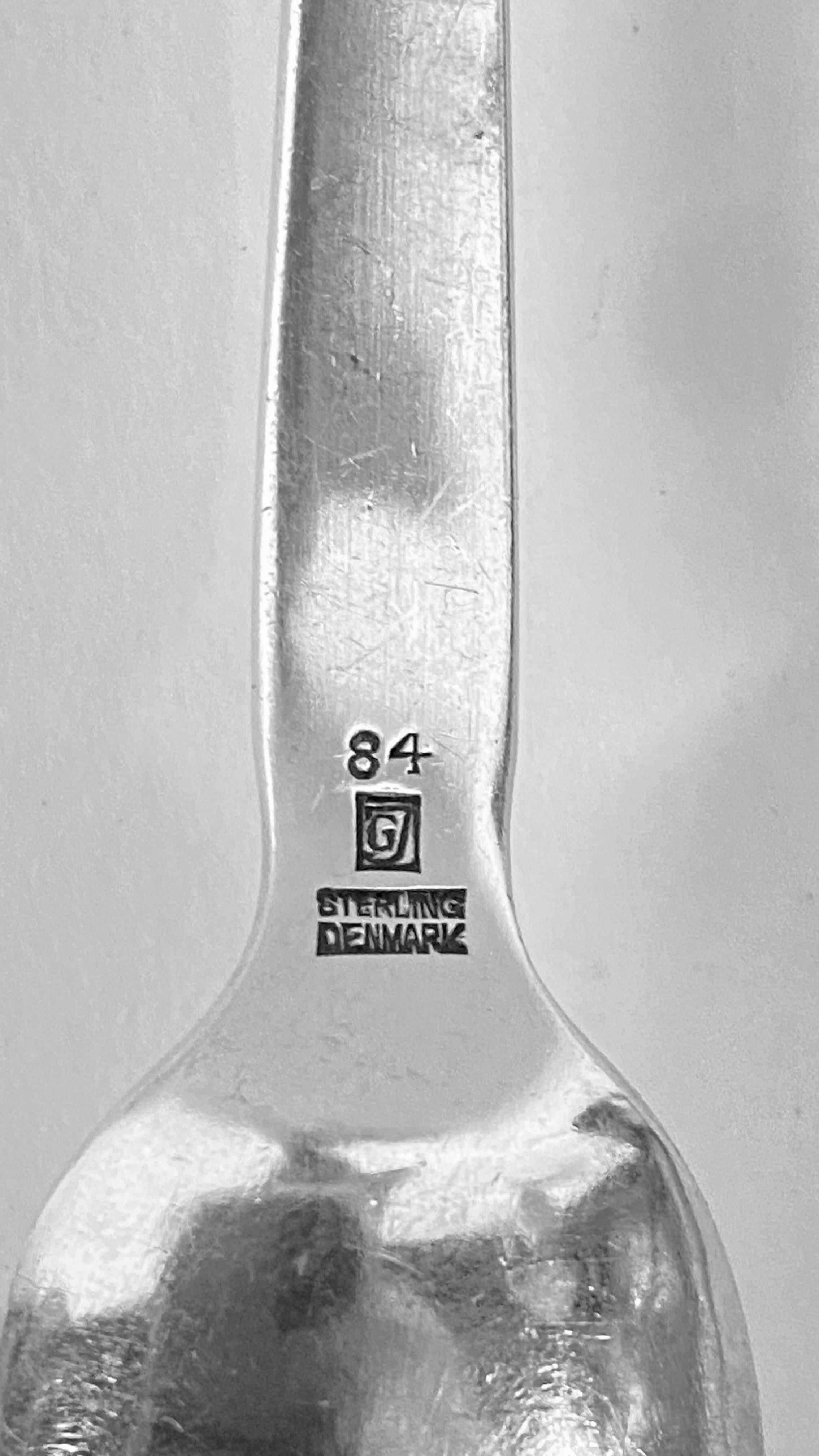 Georg Jensen Blossom in argento sterling, paletta per il formaggio, 1930 In condizioni buone in vendita a San Francisco, CA