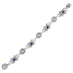 Vintage Georg Jensen Bracelet #18 Lapis Lazuli