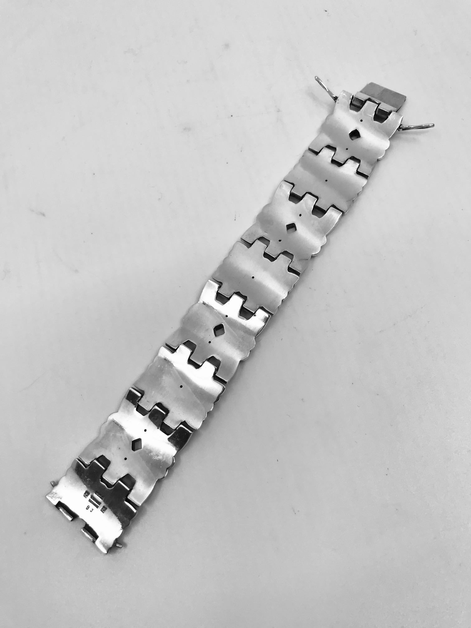 Vintage Georg Jensen Bracelet #83 Harald Nielsen In Good Condition For Sale In Hellerup, DK