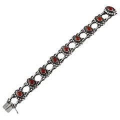 Vintage Georg Jensen Bracelet #9 Coral