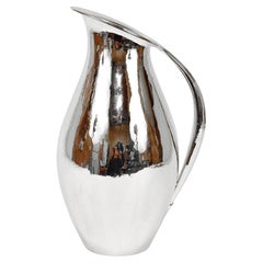 Vintage Georg Jensen Modernist Sterling Silver Pitcher No. 432A by Johan Rohde
