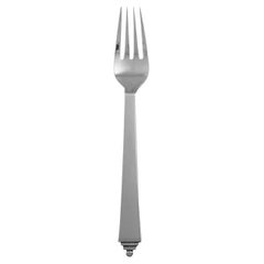 Antique Georg Jensen Pyramid Dinner Fork 012