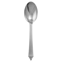 Vintage Georg Jensen Pyramid Dinner Spoon 011