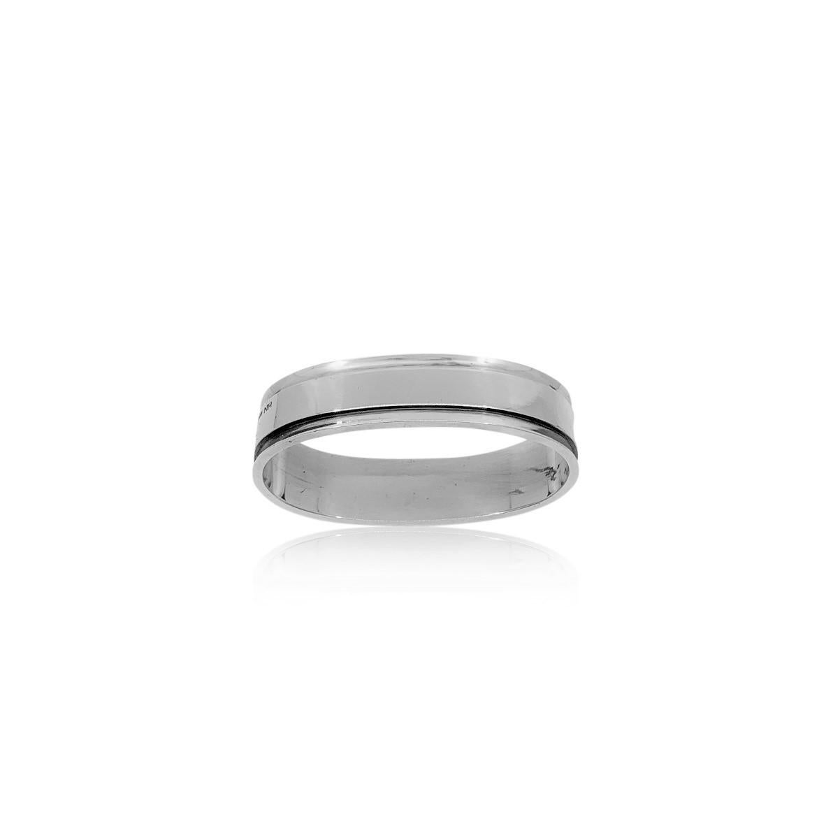 Danish Vintage Georg Jensen Pyramid Napkin Ring 22C For Sale