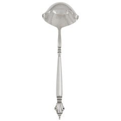 Vintage Georg Jensen Sterling Silver Acanthus Soup/Punch Ladle, Small 152