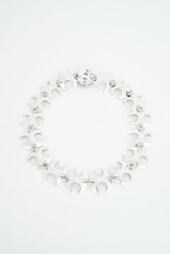 Vintage Georg Jensen Sterling Silver Lapis Necklace 130B Henning Koppel