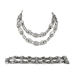 Art Nouveau Link Bracelets