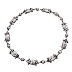 Vintage Georg Jensen Sterling Silver Tulip #15 Necklace
