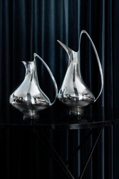 Jarra «Swan» de Georg Jensen, de los primeros tiempos, 1052, Henning Koppel
