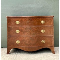 Vintage George 111 Serpentine Commode