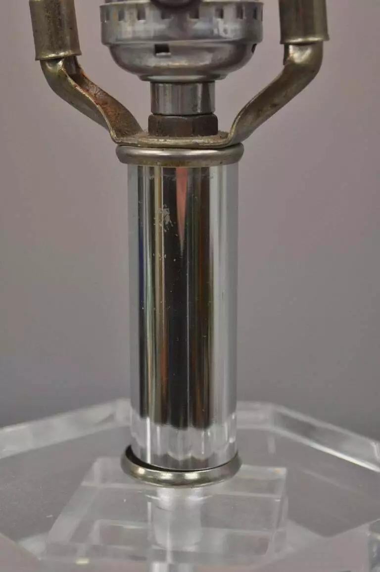 Vintage George Bullio Mid Century Modern Stacked Lucite 