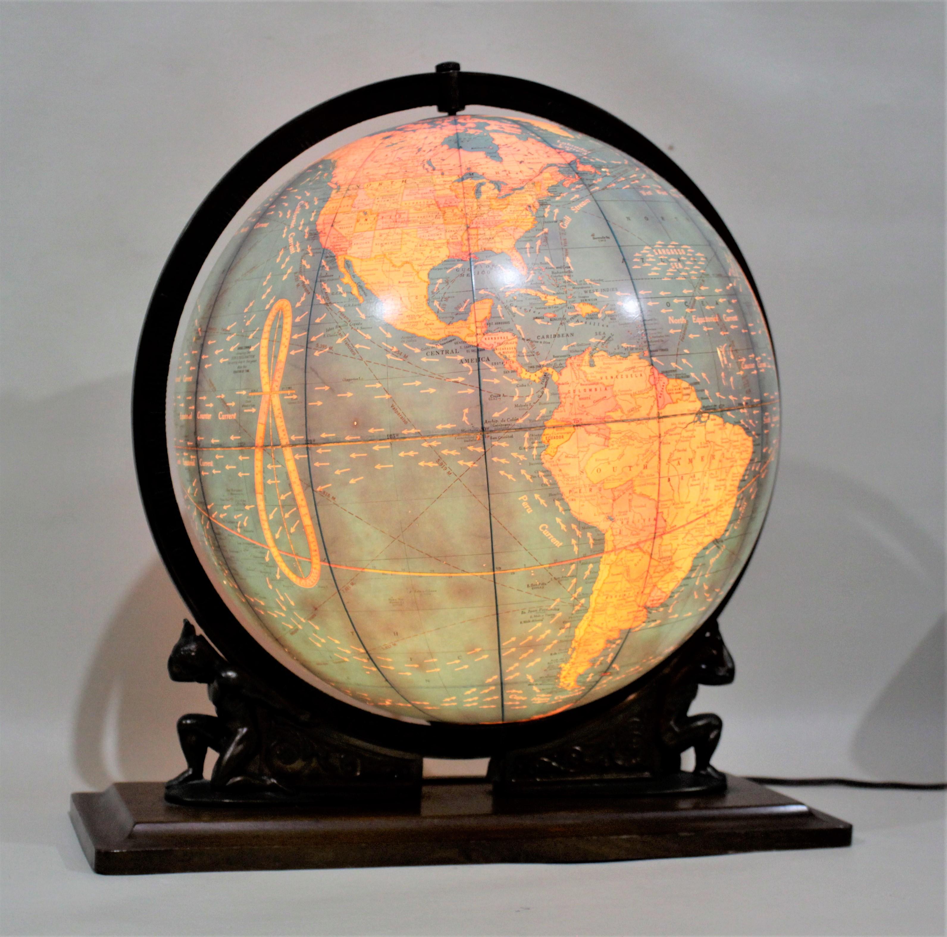 the george f cram company classic globe