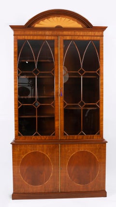 Vintage George III Revival Bookcase Restall Brown & Clennell 20th Century