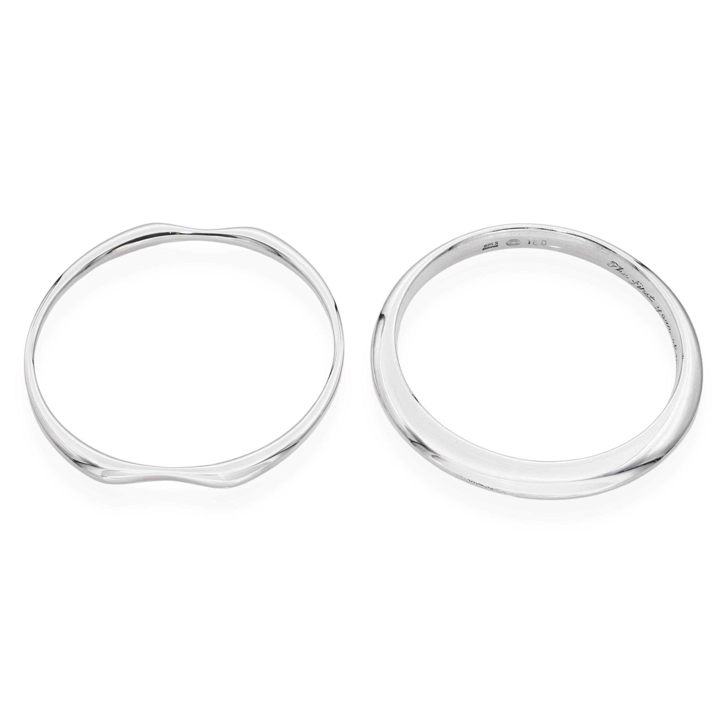 Set di braccialetti d'argento vintage Georg Jensen In condizioni buone in vendita a New York, NY