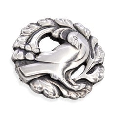 Vintage George Jensen Sterling Silver No. 184 Bird Brooch