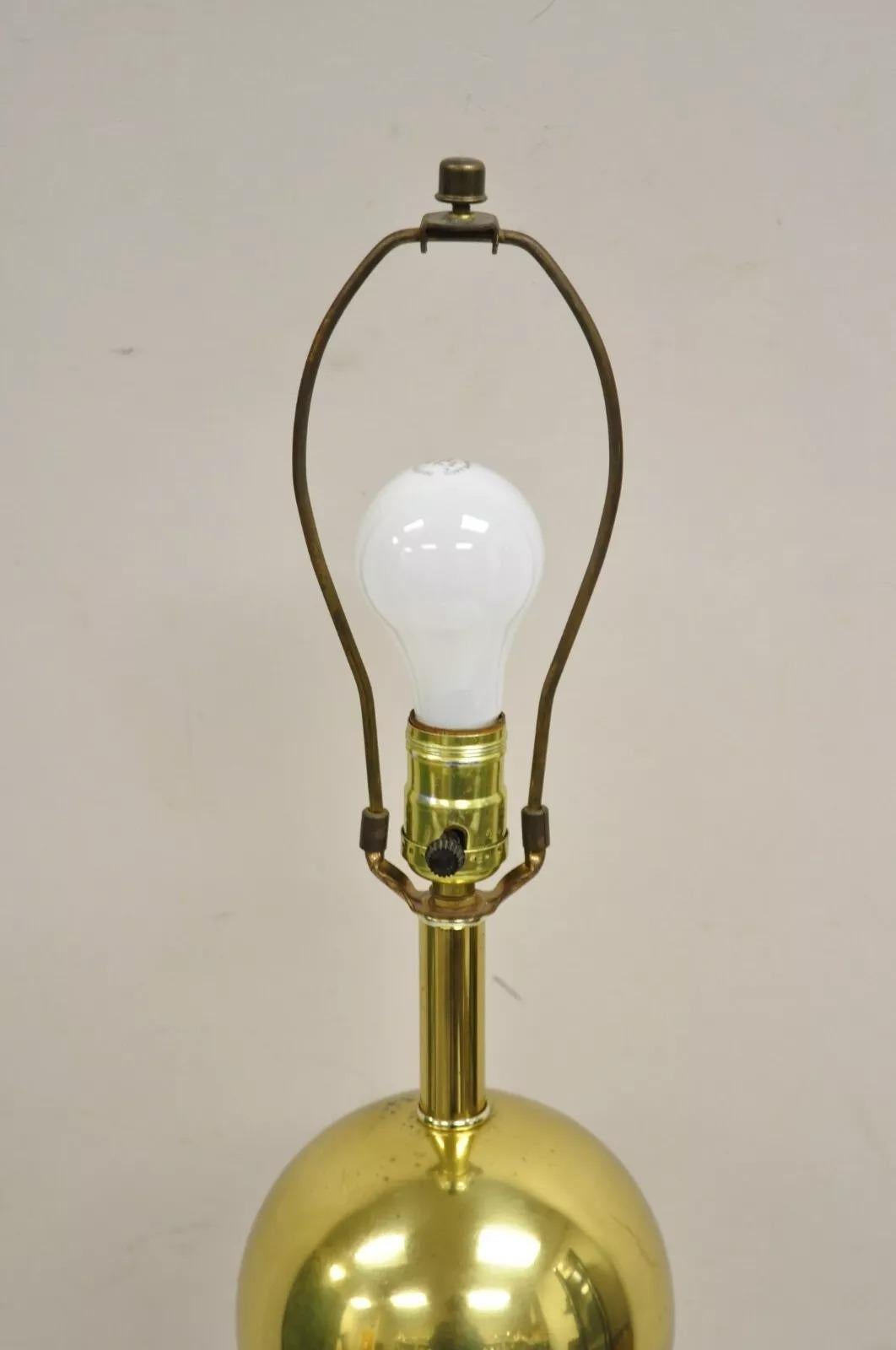 Lámpara de sobremesa vintage George Kovacs de latón apilada, moderna de mediados de siglo Desconocido en venta