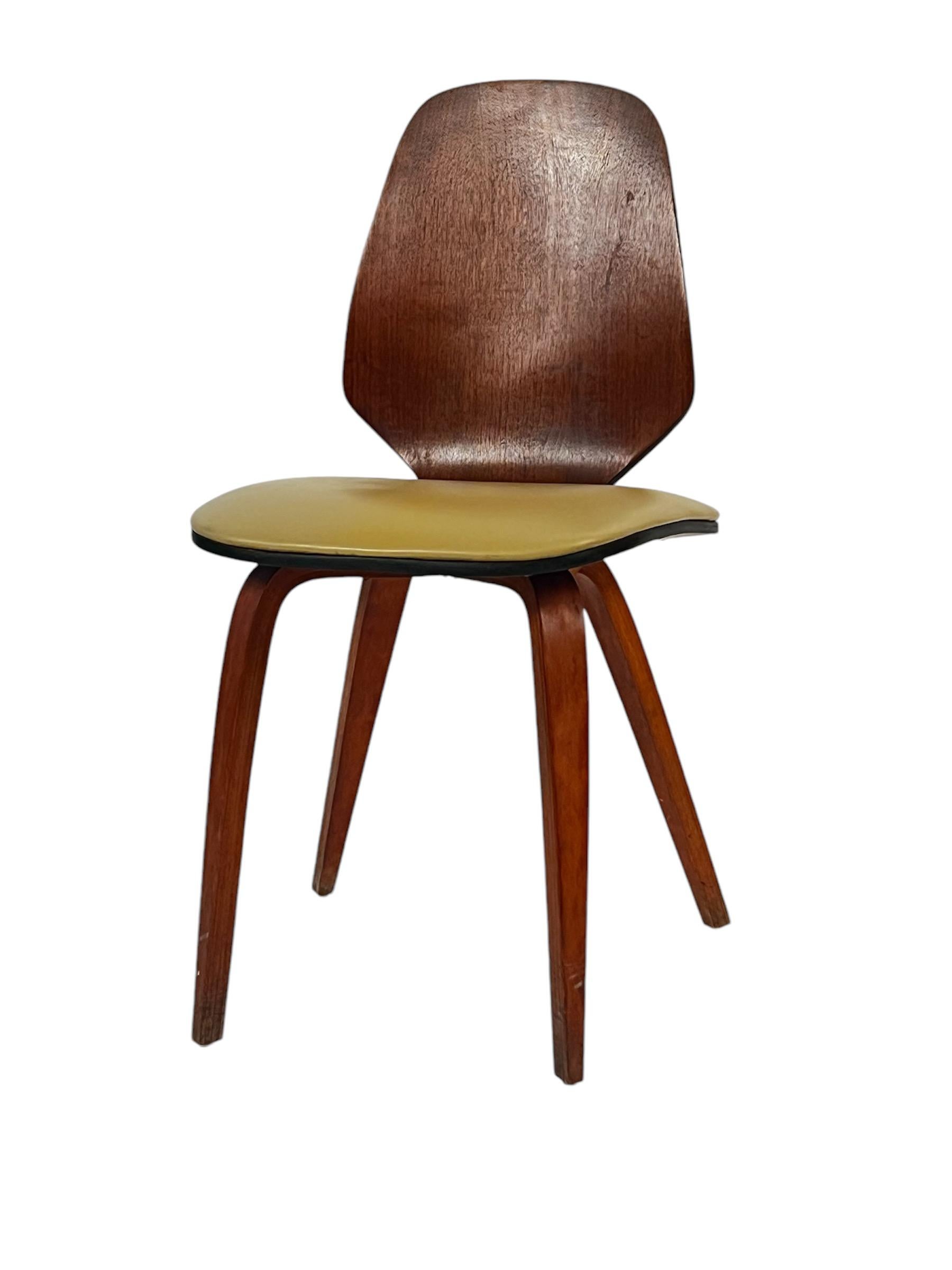 Vintage George Mulhauser Bentwood Dining Chairs for Plycraft For Sale 2