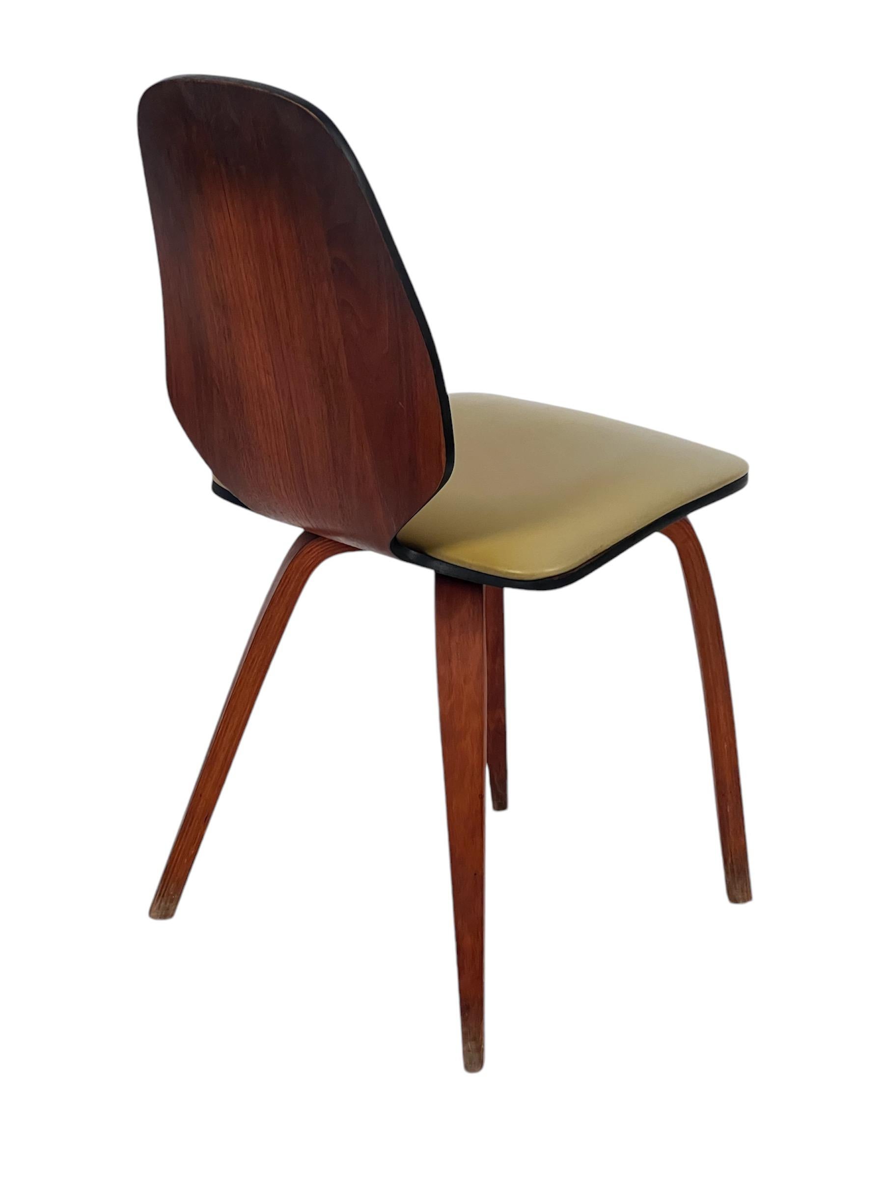 Vintage George Mulhauser Bentwood Dining Chairs for Plycraft For Sale 4