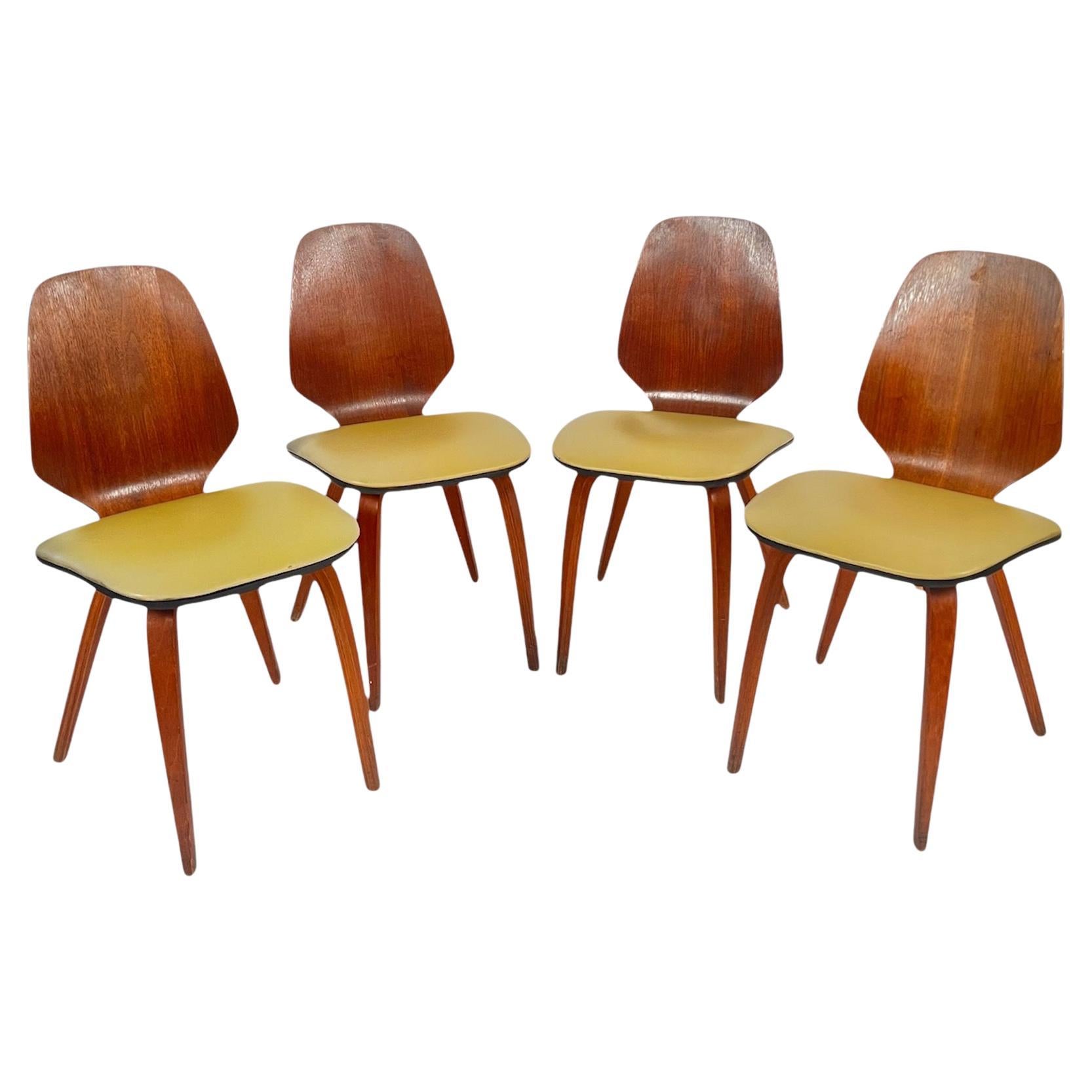 Vintage George Mulhauser Bentwood Dining Chairs for Plycraft