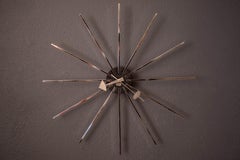 Vintage George Nelson & Associates Metal Spoke Wall Clock for Howard Miller