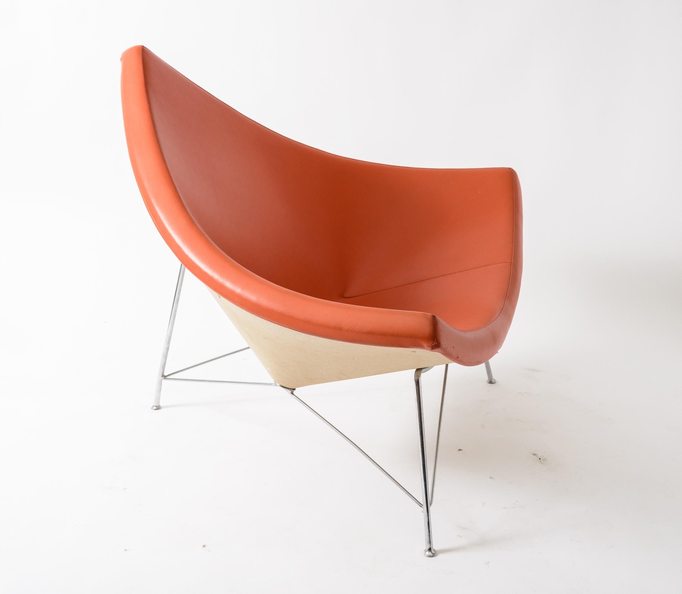 American Vintage George Nelson Coconut Chair For Sale